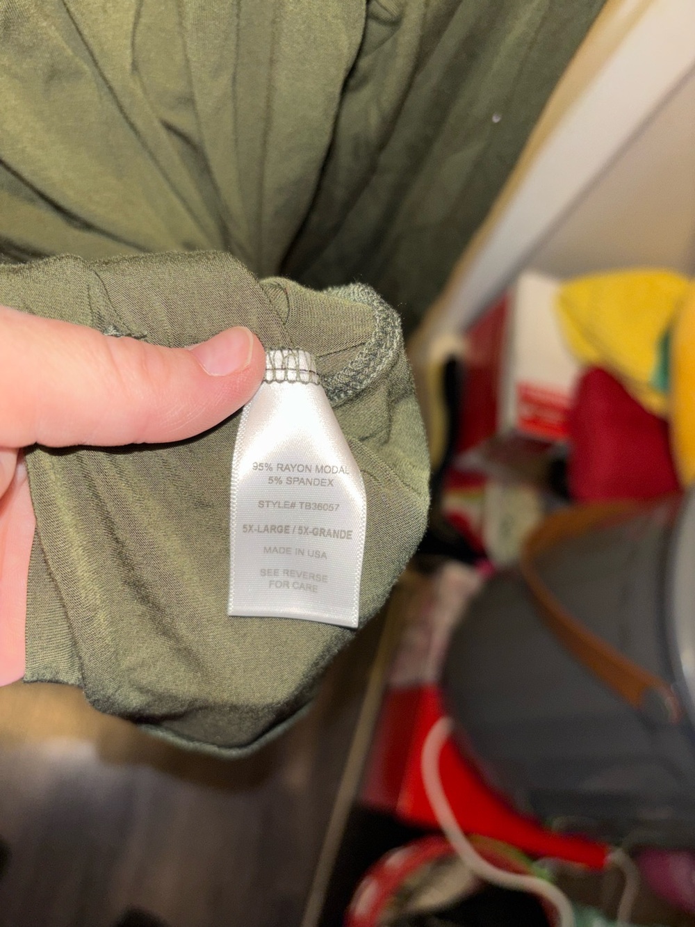 Womens plus size baby doll top green..mis-sized..read below - Picture 3 of 4